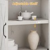 Farmhouse Book Shelf with Door, 5 Tier Wooden Book Case with Storage, 68.7" Tall Display Shelf for Living Room, Home Office - 4 of 4