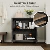Jojoka Modern Fluted Buffet Sideboard with Storage, Coffee Bar Cabinet with Adjustable Shelves for Kitchen, Living Room - 4 of 4