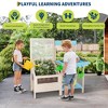 Mud Kitchen for Kids Outdoor Toy with Planter Box, Wooden Play Kitchen Pretend Play Set , Suitable for Kids Toddlers Over 3 Years Old - 2 of 4