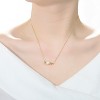 Guili Sterling Silver 14K Gold Plated Necklace with 6MM Freshwater Pearl, a refined and timeless addition to your jewelry collection. - 3 of 3