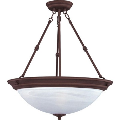 Maxim Lighting Essentials - 584x 3 - Light Pendant in  Oil Rubbed Bronze