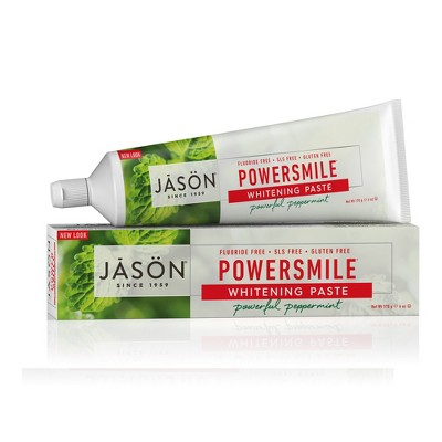 Jason Powersmile Powerful Peppermint Whitening Toothpaste - 6oz