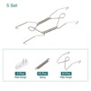 Unique Bargains Stainless Steel Invisible Design Tip Protector Vertical Plate Holder - 3 of 4