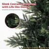 4.5 Ft/6.5FT/7.7 ft Pre-lit Artificial Christmas Tree,Spruce Prelit Christmas Trees - 3 of 4