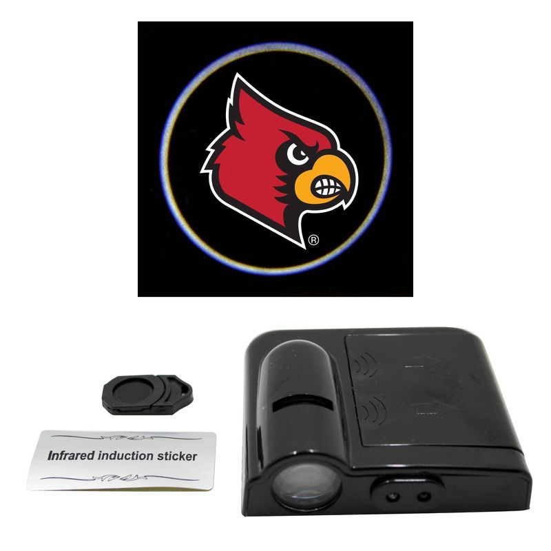 NCAA Louisville Cardinals LED Car Door Light, 2 of 3