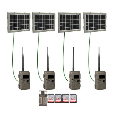 Cuddeback Cuddelink Wireless IR Camera with Super Solar Power Bank (4-Pack)