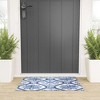 Henrike Schenk - Travel Photography Blue Portugese Tile Pattern Small Welcome Mat - Deny Designs - 2 of 3