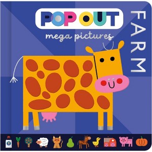 Pop Out Mega Pictures Farm - by Sarah Creese (Board Book) - 1 of 2