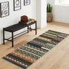 Washable Rug for Living Room Modern Bedroom Rug Geometrci Patchwork Rug Large Rug Non Slip Throw Rugs Stain Resistant Carpet - 4 of 4