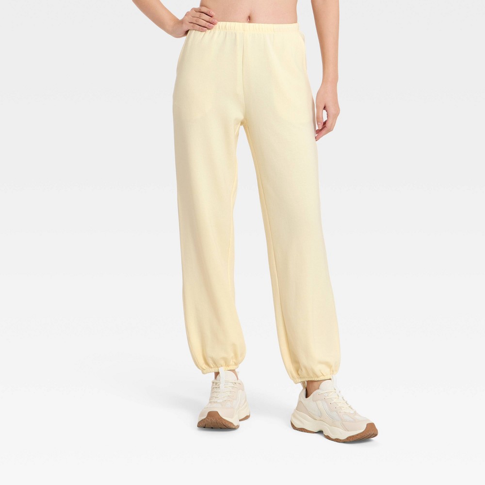 Women's Modal Jogger Sweatpants - All In Motion™ Light Yellow M