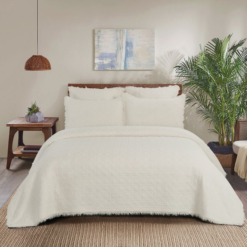 C&F Home Trellis Cotton Quilt Set  - Reversible and Machine Washable, 1 of 3