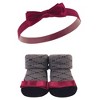 Hudson Baby Girl Headband and Socks Giftset, Fancy, One Size - 3 of 4