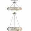 Crystorama Lighting Broche 6 - Light Pendant in  Antique Silver - 2 of 4