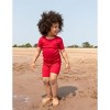 Leveret Matching Family Pajamas – Solid Red – 100% Cotton – Customizable for Personalization - 3 of 4