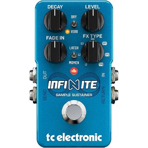 TC Electronic Infinite Sample Sustainer Effects Pedal Blue - 1 of 4