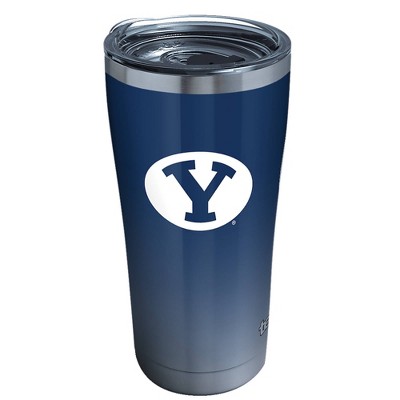 NCAA BYU Cougars 20oz Ombre Stainless Steel Tumbler with Lid