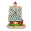 Kurt Adler 11.5-Inch Battery Operated Lit Candyland Gingerbread House Table Piece - 2 of 4