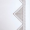 Gracie Mills Leo Geometric Embroidered Cotton Euro Sham - One Size - White - 4 of 4