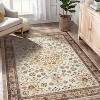 Fulvari Washable Area Rug Vintage Foldable Thin Rug Soft Low-Pile Non-Slip Stain Resistant Floor Indoor Outdoor Carpet - 3 of 4