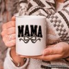Coquette Leopard Mama Mug, Retro Bow Varsity Gift| OrnamentallyYou - 3 of 4
