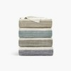 50"x60" Marled Organic Throw Blanket Dark Gray/Ivory - Truly Soft: GOTS & OEKO-TEX Certified, Knitted - 3 of 3