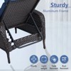 Outdoor 2 Pieces Patio Chaise Lounge Chairs with Cushion - 3 of 4