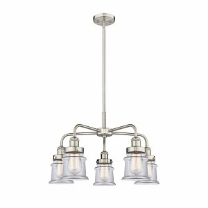 Canton - 5 Light Stem Hung Chandelier In Industrial Style-14.5 Inches Tall and 23.25 Inches Wide - 1 of 1