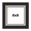 PosterPalooza | Square Embellished Black Picture Frame - UV Acrylic, Foam Board Backing, Hanging Hardware - 2 of 4