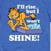 Boys' - Garfield - Rise But Won't Shine Short Sleeve Graphic T-Shirt - 2 of 4