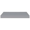 vidaXL Floating Wall Shelves 4 pcs Gray 19.7"x9.1"x1.5" MDF - 4 of 4