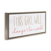 Stupell Industries Girl Power Motivational Phrase, 31" x 14" - 3 of 4