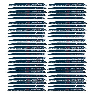 Bosch 50 Pack of Genuine OEM Replacement Reciprocating Saw Blades - RDN12VB-50pk - 1 of 1