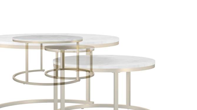 Amelia Nesting Coffee Tables Terrazzo - Cosmoliving By Cosmopolitan, 2 of 11, play video