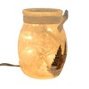 Stony Creek 4.0 Inch Forest Snowman Pre-Lit Small Jar Christmas Lighted Glass Accent , Christmas Decor Winter Christmas Snowman Scene (1PC) - 4 of 4