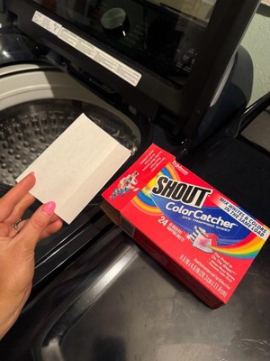 Shout Color Catcher Dye Trapping Sheets – 72 Count, Fresh Scent, Color Care