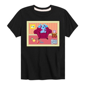 Boys' - Blue's Clues & You! - Blue Polaroid Short Sleeve Graphic T-Shirt - 1 of 4