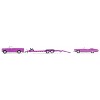 1974 Cadillac Eldorado Convertible Pink and 1972 Chevrolet C-30 Truck Pink with Hauler 1/64 Diecast Model Cars by Greenlight - 2 of 4