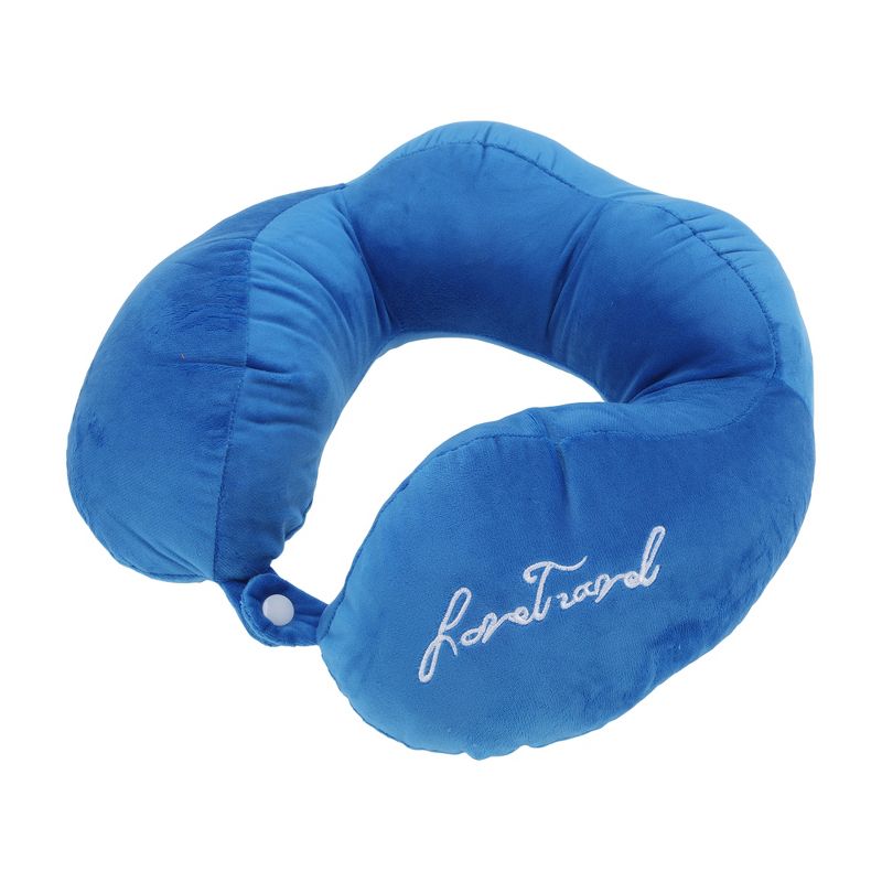 Unique Bargains Extra Large Hump U-Shaped Pillow Travel Neck Pillow 11.81"x11.81"x3.94" 1 Pc Blue