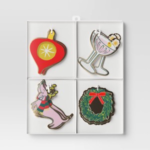 16ct Christmas Tie-On Gift Tags Festive Prints - Wondershop™ - 1 of 3