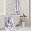 Ruso Weights Fast-Drying Checkered Bathroom Towels - 3 of 4