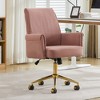 Mid-back liftable office chair, striped fabric, and ergonomically designed, is an excellent choice for working, studying or relaxing - 2 of 4