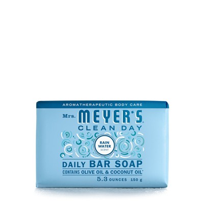 Mrs. Meyer's Clean Day Rain Water Scent Bar Soap 5.3 oz (Case of 12)