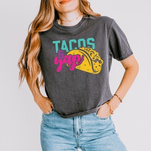 Simply Sage Market Tacos And Yap Boxy Crop Top - 1 of 4