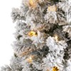 Nearly Natural 5-ft Flocked West Virginia Fir Artificial Christmas Tree with 150 LED Lights - 3 of 4