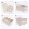 REGALWOVEN Fabric Collapsible Storage Bins with Handles 2 Pcs - 3 of 4