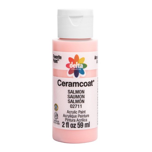 Delta Ceramcoat Acrylic Paint 2oz-Salmon