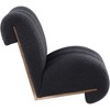 Meridian Furniture,Swoon Faux Sheepskin Accent Chair - 3 of 4