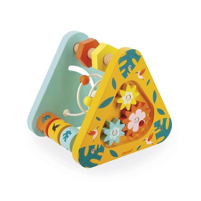 Janod Tropik Multi-Activity Triangle J08268 Baby and Toddler Learning Toy