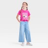 Girls' Sushi Stick Together Squishmallows Short Sleeve Oversized fit Valentine's Day T-Shirt - Pink - 4 of 4