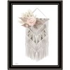 HomeRoots BOHEMIAN MACRAME Black Framed Print Wall Art - 4 of 4